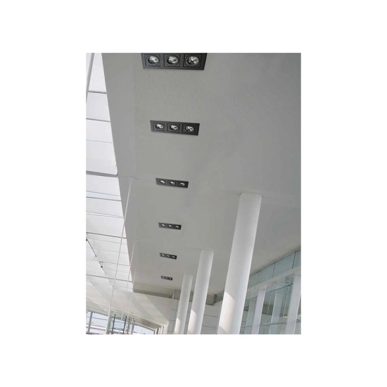 Lampa wpuszczana PACO 3 AZ0801 aluminium AZZARDO